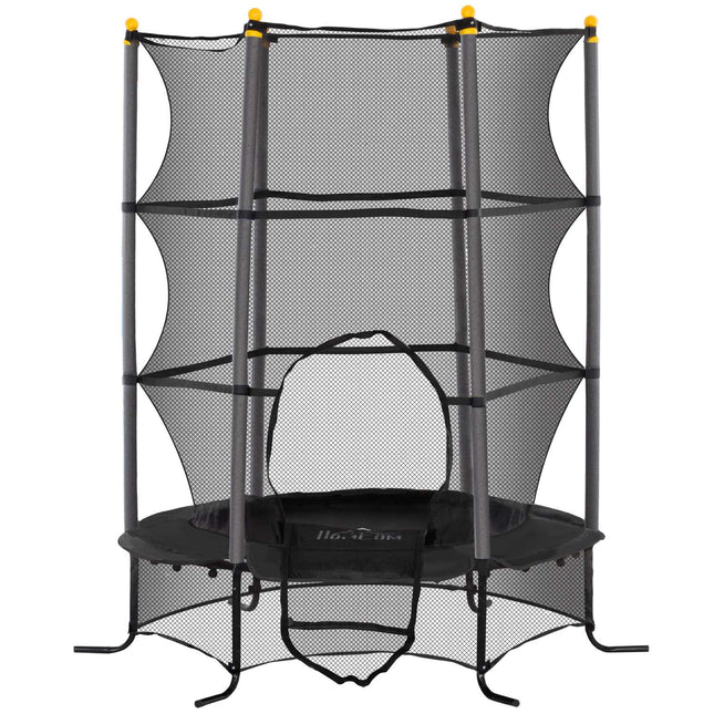 Outdoor trampoline for children with safety net, 163 cm diameter
