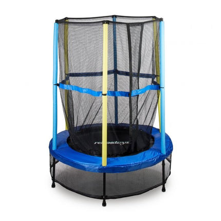 Children's trampoline with safety net
