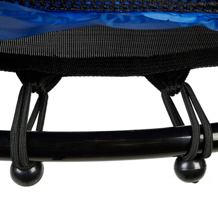 Children's trampoline with safety net
