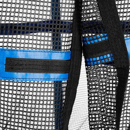 Children's trampoline with safety net