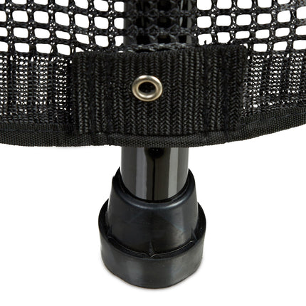 Children's trampoline with safety net