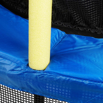 Children's trampoline with safety net
