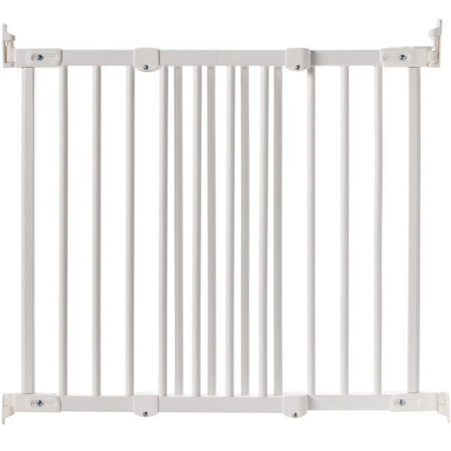 Child safety gate Flexifit Wood White 69-106.5cm