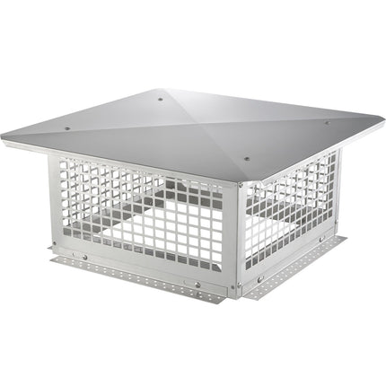Chimney Cap Cover, 17x17 in 304 Stainless Steel