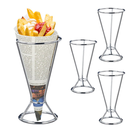 Chip holder, 4 pcs, stainless steel
