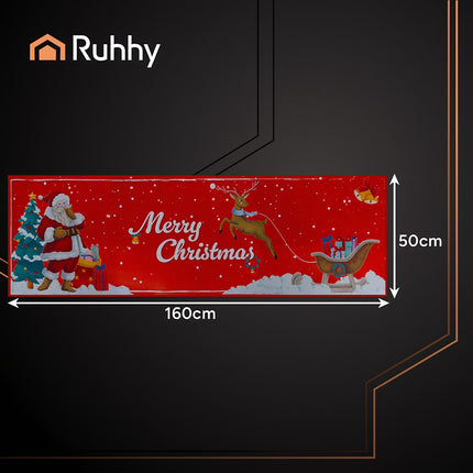 Christmas Anti-Slip Rug 160x50 cm – Quick-Drying Mat