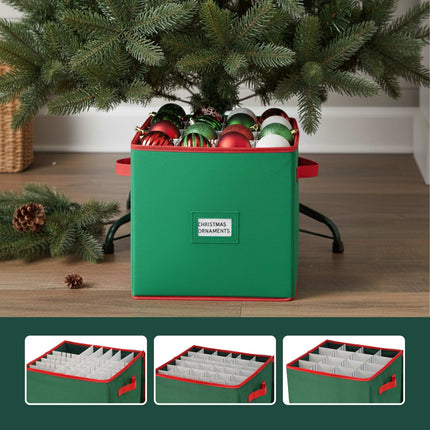 Christmas Bauble Storage Box, Holds 64 Ornaments