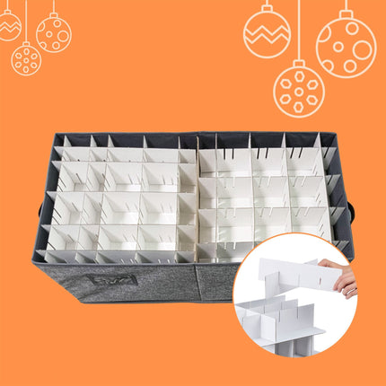 Christmas Bauble Storage Box, Holds 96 Ornaments