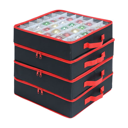 Christmas Bauble Storage Boxes, 4-Pack, 64 Capacity