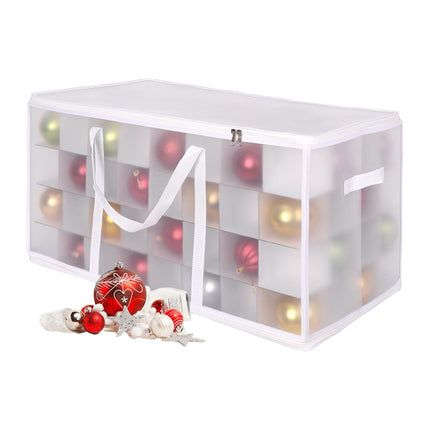 Christmas Bauble Storage Box with Adjustable Dividers