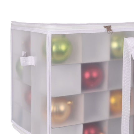 Christmas Bauble Storage Box with Adjustable Dividers