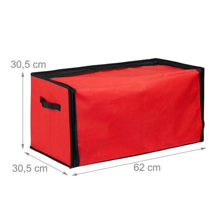 Christmas Bauble Storage Box with Adjustable Dividers