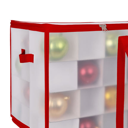 Christmas Bauble Storage Box with Adjustable Dividers