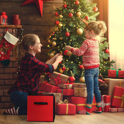 Christmas Bauble Storage Box with Adjustable Dividers
