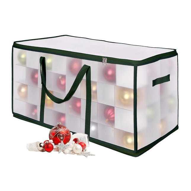 Christmas Bauble Storage Box with Adjustable Dividers