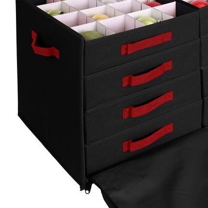 Christmas Bauble Storage Box with Adjustable Dividers