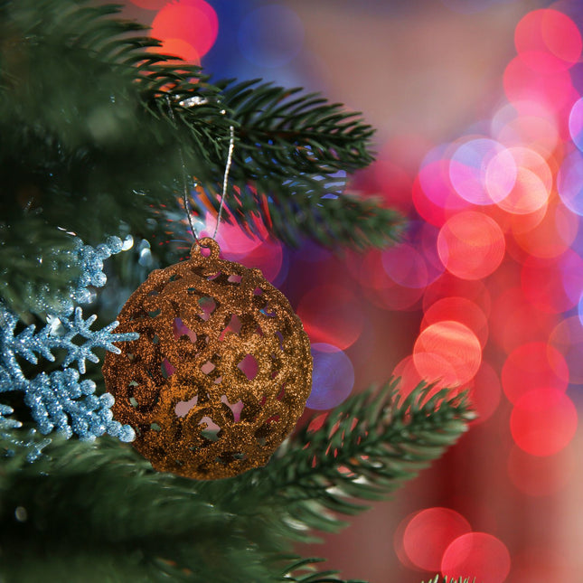 Christmas Baubles Set, 150 Pieces, Assorted Finishes