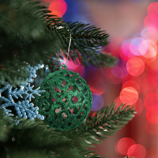 Christmas Baubles Set, 150 Pieces, Assorted Finishes