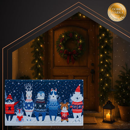 Christmas Doormat 75x45cm – Durable, Easy-Clean Mat