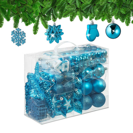 Christmas Ornaments Set, 100 Pieces, 10 Designs