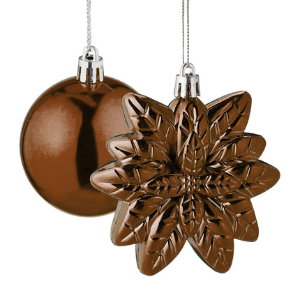 Christmas Ornaments Set, 100 Pieces, 10 Designs