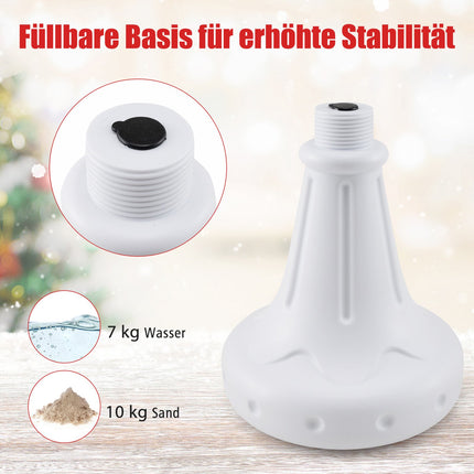 Christmas Street Lamp 185 cm, Warm White LED, Snowfall