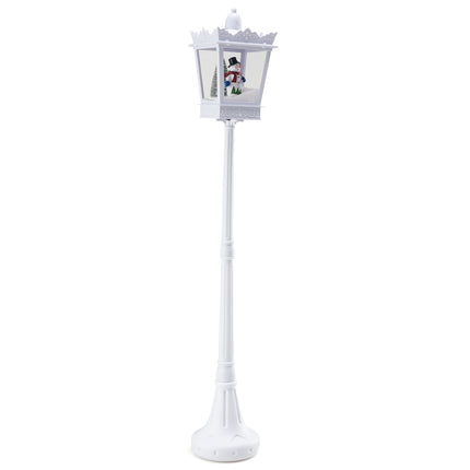 Christmas Street Lamp 185 cm, Warm White LED, Snowfall