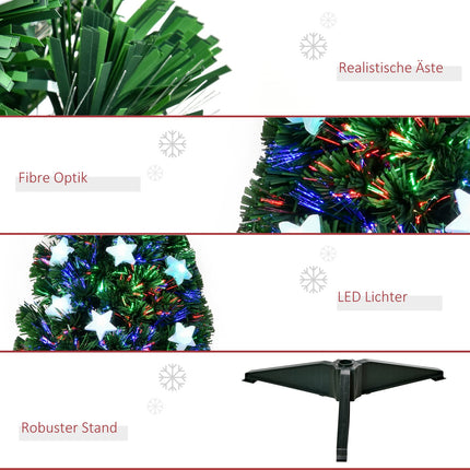 Artificial Christmas tree, 0.9 m fiber optics with LED lights