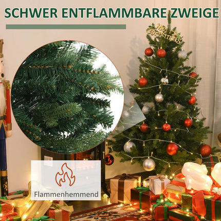 Artificial Christmas tree, 1.2 m high, 657 branches, metal stand
