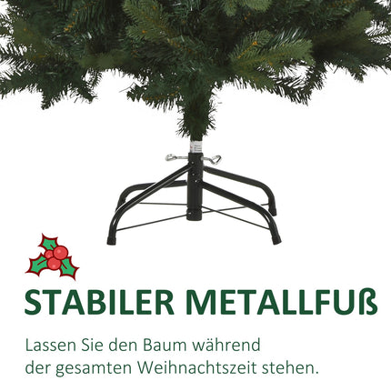 Artificial Christmas tree, 1.2 m high, 657 branches, metal stand
