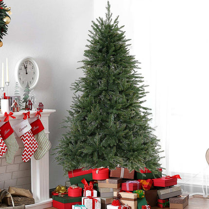 1.8m Artificial Christmas Tree, Dense Spruce, Metal Base