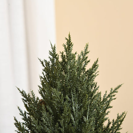 Artificial Christmas tree with red berries & pine cones, 50 cm