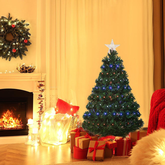Christmas tree, green, 48cm x 90cm, 90 LED lights