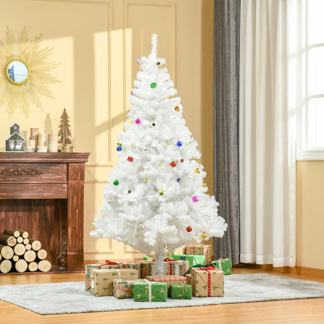 Artificial 180 cm Christmas tree with stand and decorations