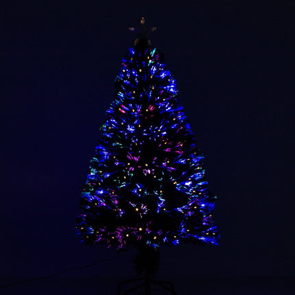 120 cm artificial Christmas tree with LED fiber lights
