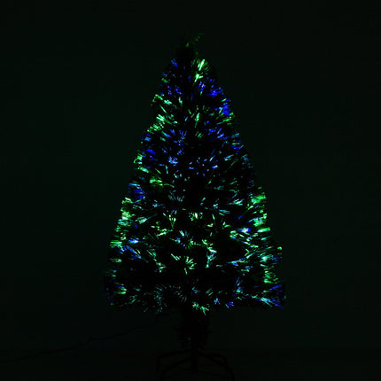 120 cm artificial Christmas tree with LED fiber lights