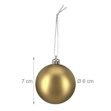 Christmas Tree Baubles Set, 100 Pieces, 3 Designs