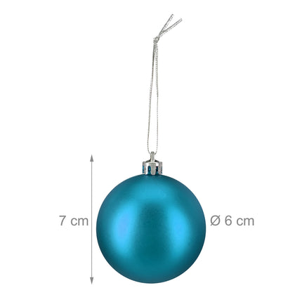 Christmas Tree Baubles Set, 100 Pieces, 3 Designs