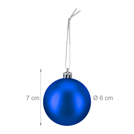 Christmas Tree Baubles Set, 100 Pieces, Matte/Glossy/Glitter