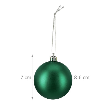 Christmas Tree Baubles Set, 100 Pieces, Matte/Glossy/Glitter