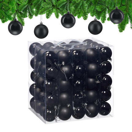 Christmas Tree Baubles Set, 100 Shiny Ornaments