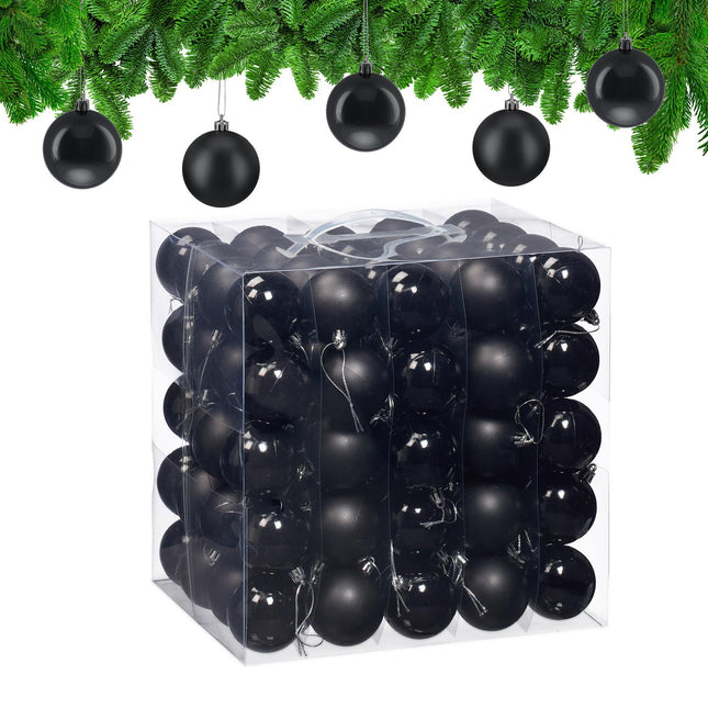 Christmas Tree Baubles Set, 100 Shiny Ornaments