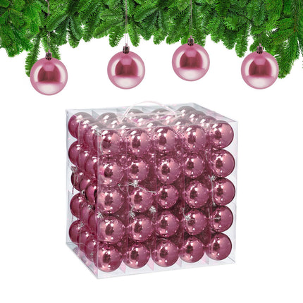Christmas Tree Baubles Set, 100 Shiny Ornaments
