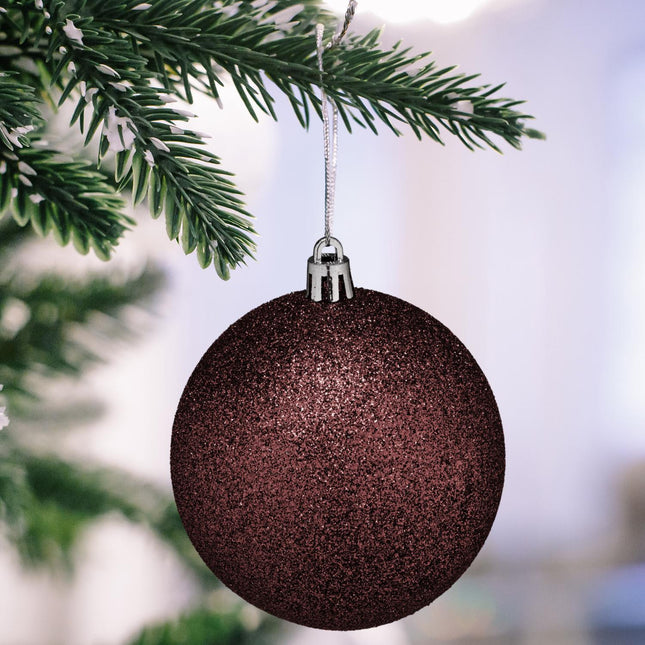 Christmas Tree Baubles Set, 110 Plastic Ornaments
