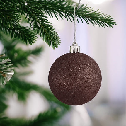 Christmas Tree Baubles Set, 30 Plastic Ornaments