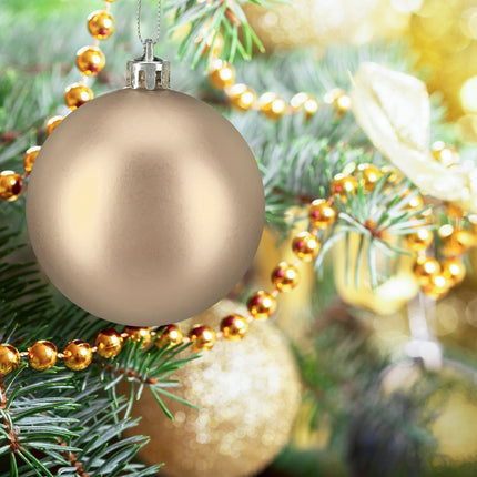 Christmas Tree Baubles Set, 3 Designs, 50 Pieces