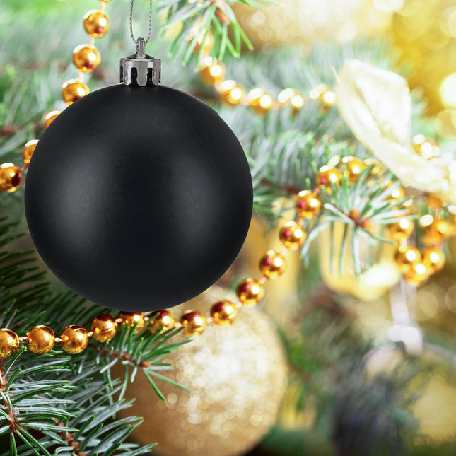 Christmas Tree Baubles Set, 3 Designs, Matte & Glossy