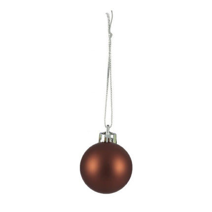 Christmas Tree Baubles Set, 3 Designs, Matte & Glossy