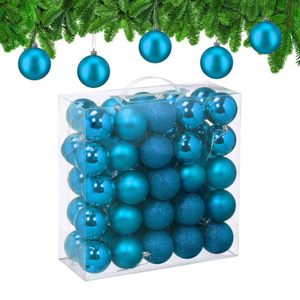 Christmas Tree Baubles Set, 3 Designs, Matte & Glossy