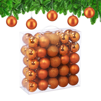 Christmas Tree Baubles Set, 3 Designs, Matte & Glossy